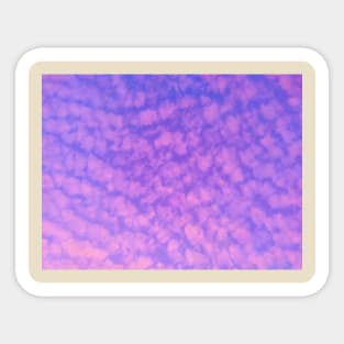 Pink clouds Sticker